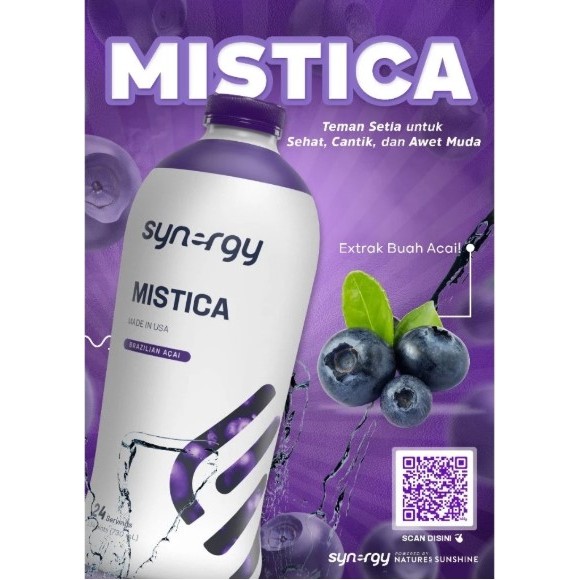 Minuman Antioksidan Mistica Synergy untuk Kesehatan Jantung