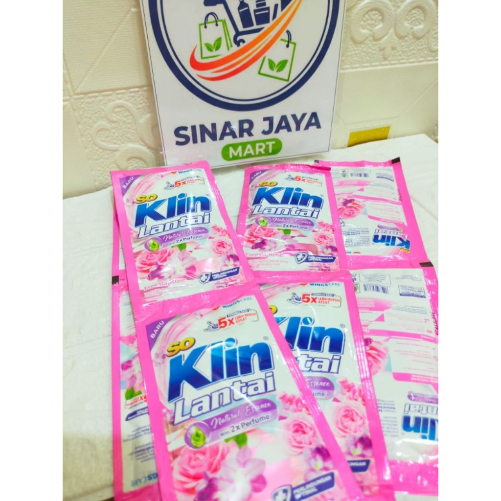 SoKlin Lantai Sachet Cair Rencengan Sabun Pembersih Lantai Murah