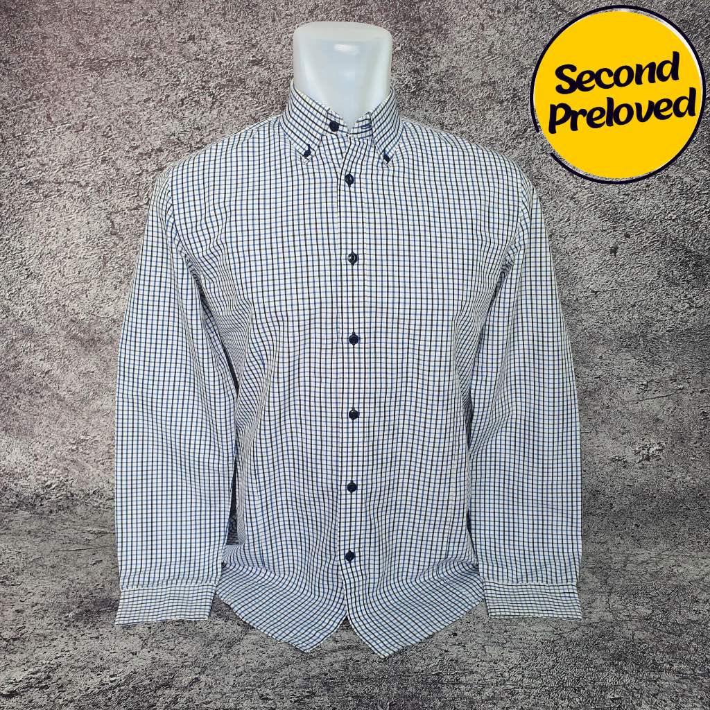 Baju Kemeja Panjang STCO - Size M / Lebar 52 cm - Original - Second