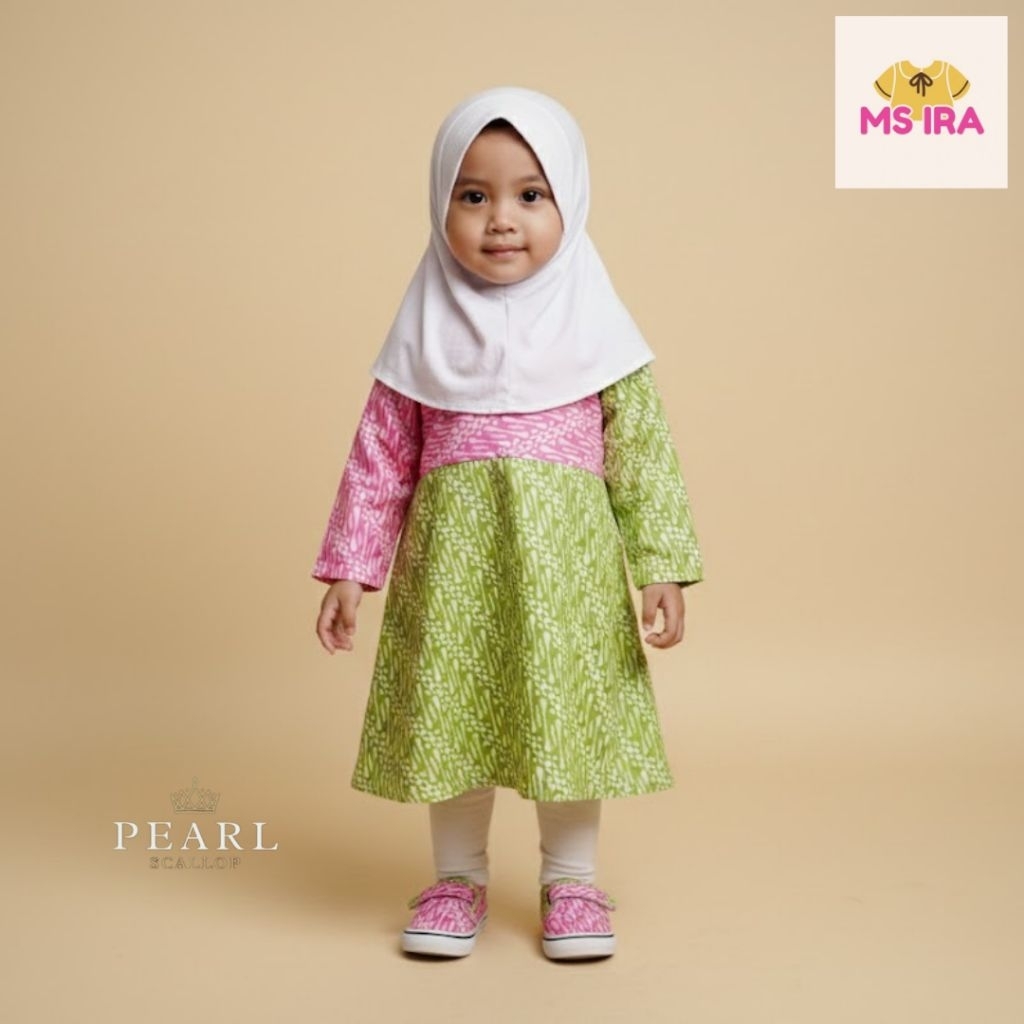 Gamis Batik Anak Perempuan Lucu