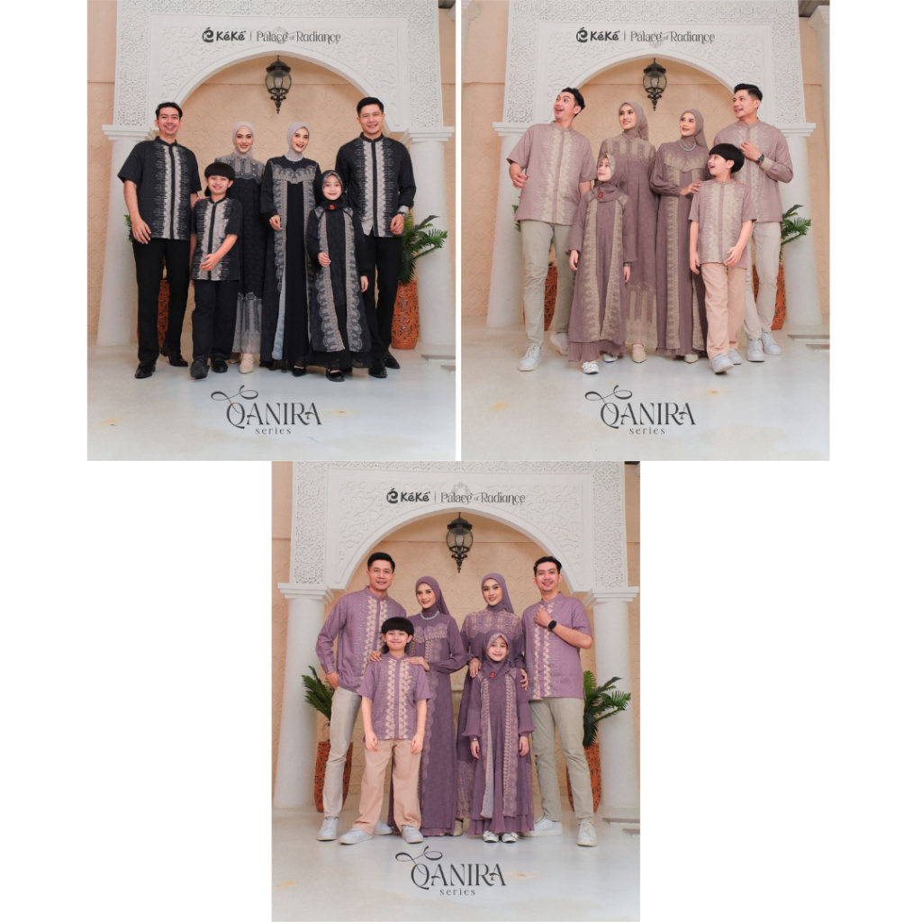 Sarimbit Keluarga Keke Qanira Series Terbaru | Qanira Series | Keke Busana | Sarimbit Keke Qanira Se
