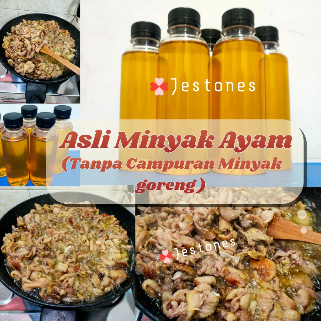 Minyak Lemak Ayam TANPA CAMPURAN | ASLI  Minyak Ayam murni | 100% Original Minyak Ayam