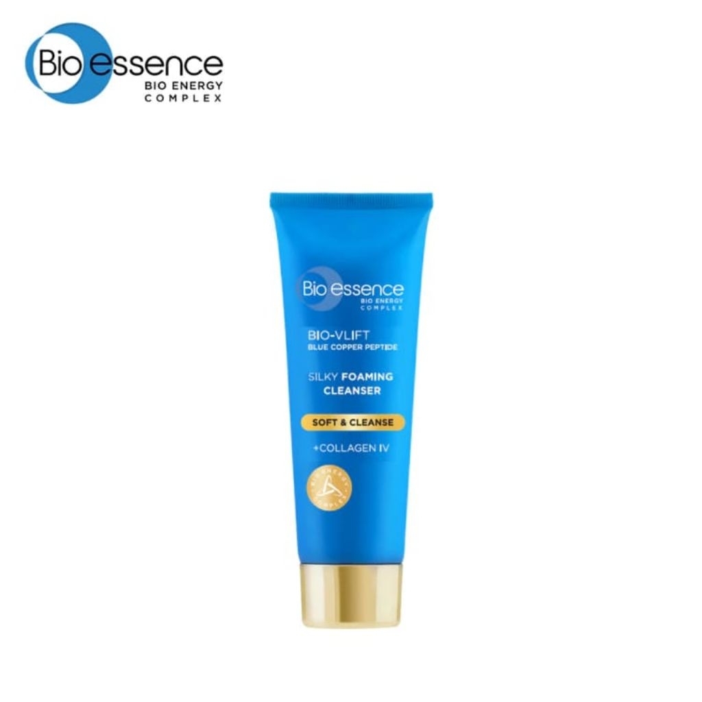 Bio-essence Bio-VLift Blue Copper Peptide Silky Foaming Cleanser 100gr
