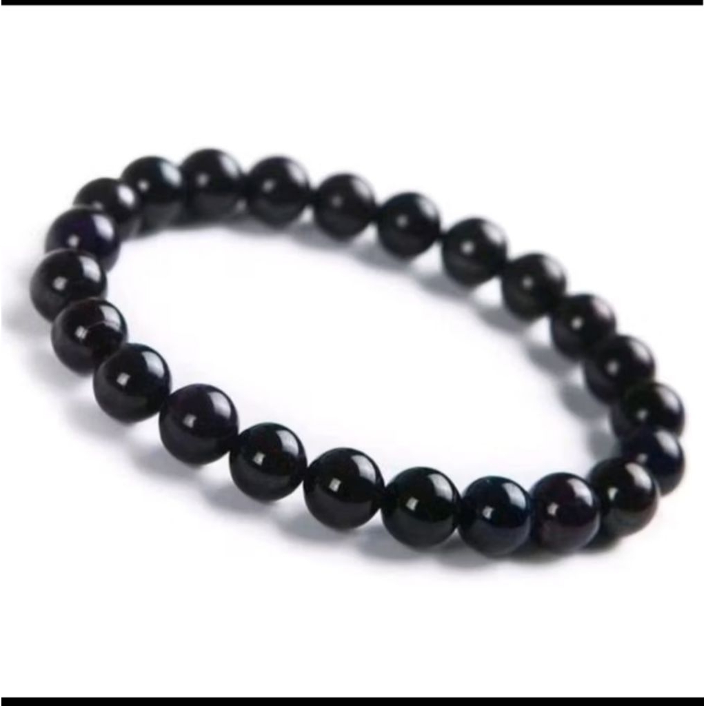 GELANG BATU GIOK ASLI GIOK HITAM NATURAL