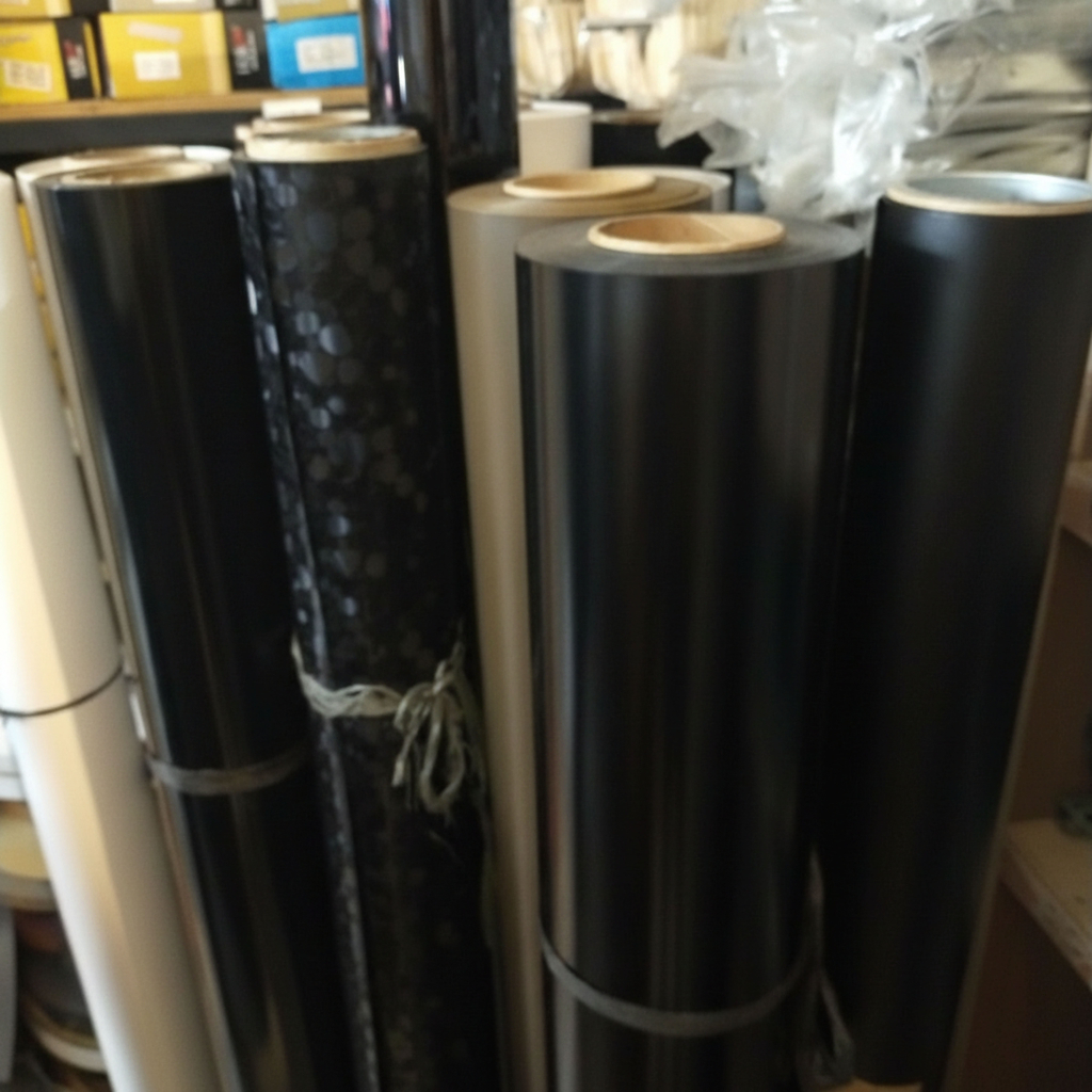 PVC Sheet Hitam Doff Tebal / Decosheet – Pelapis Finishing Furniture