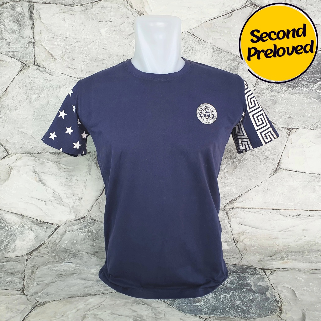 Baju Kaos VERSACE - Size S / LD 48 cm - Original - Used