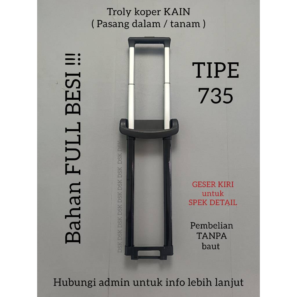TROLY KOPER TROLI KOPER KAIN TIANG KOPER  DORONGAN KOPER SPAREPART KOPER