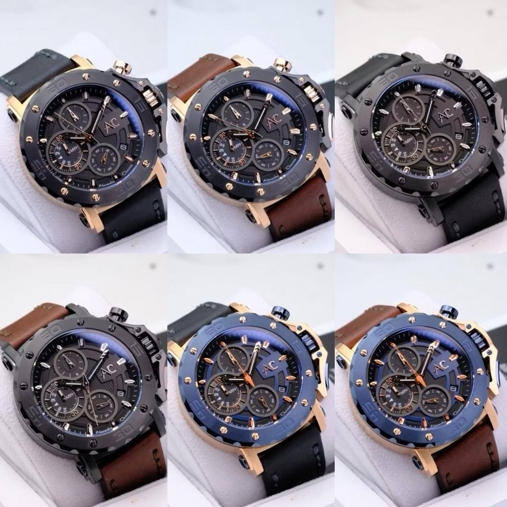 Jam Tangan Pria Alexandre Christie Collection 9205 AC9205 9205MC [ORIGINAL]