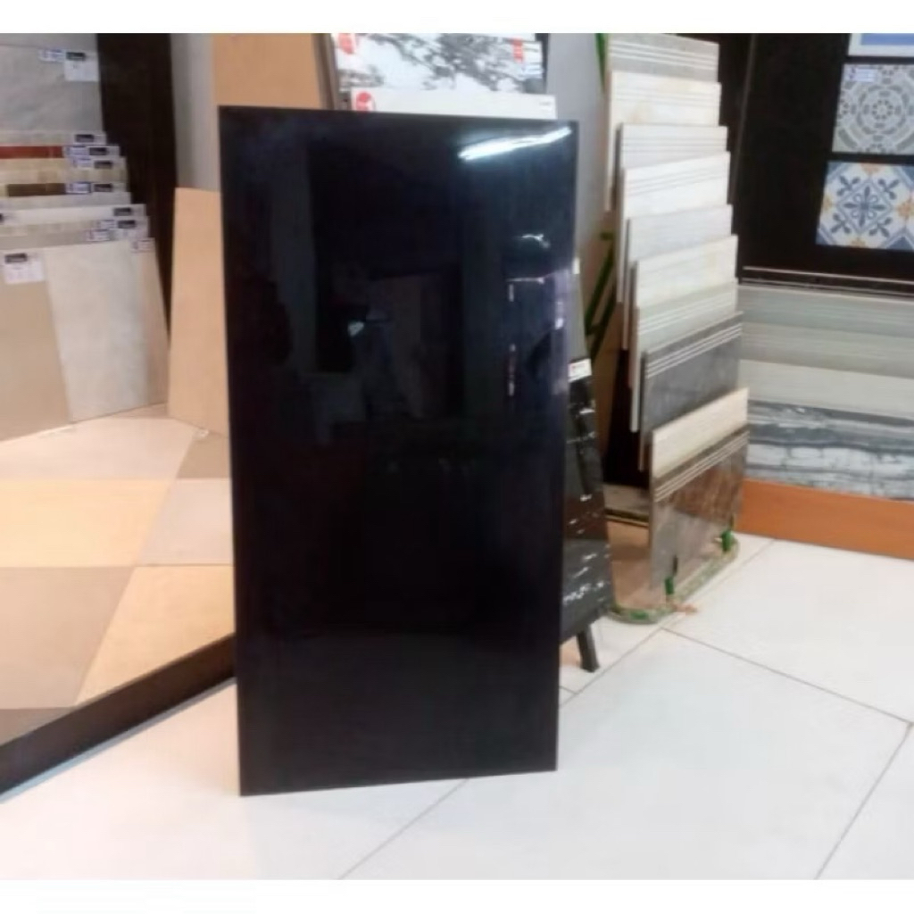 GRANIT LANTAI DINDING HITAM POLOS 60x120