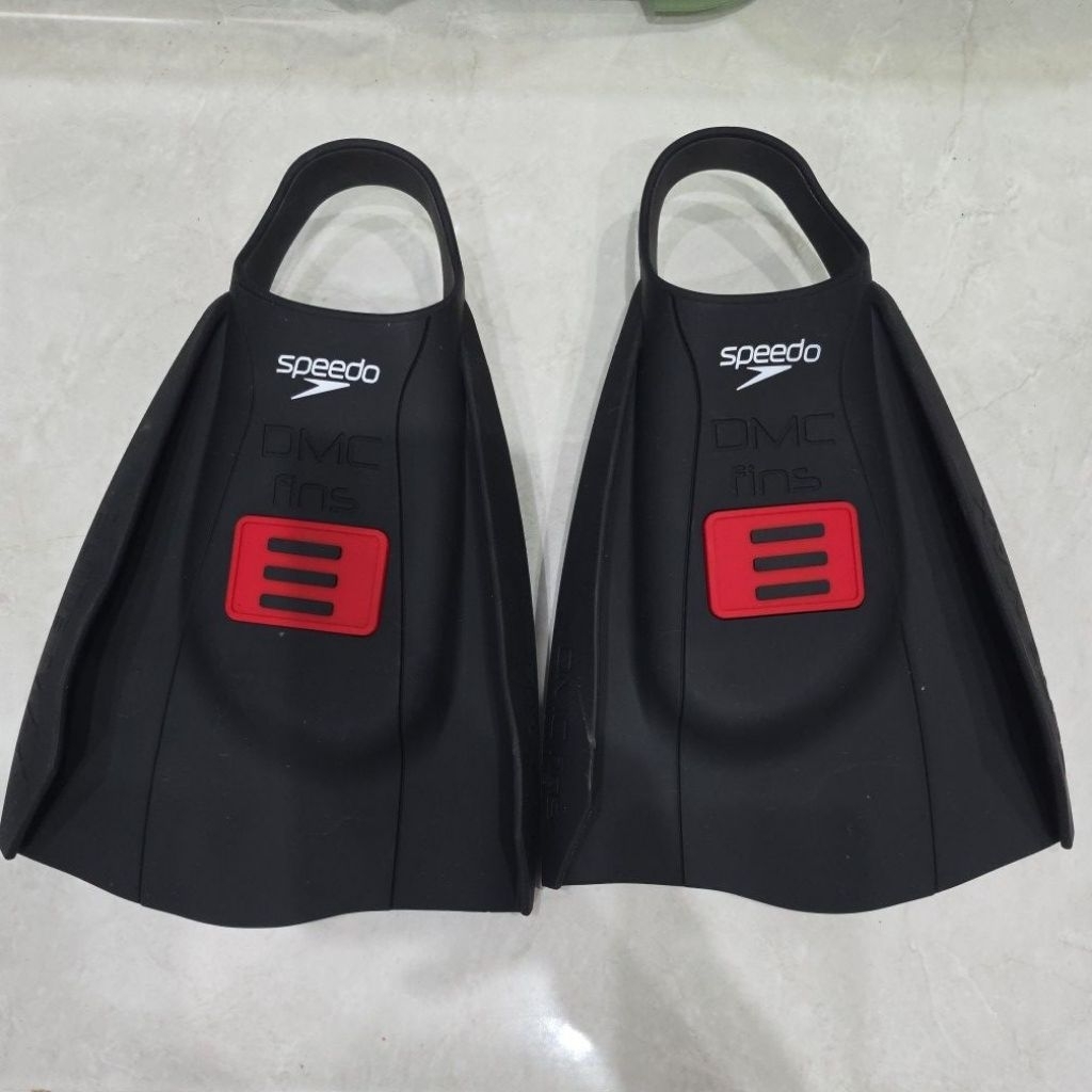 SPEEDO DMC ELITE MAX FINS SWIMMING KAKI KATAK RENANG Black
