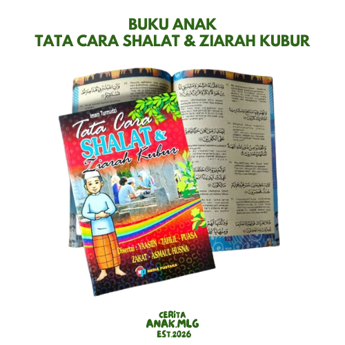 Buku Anak Islami Tata Cara Sholat Ziarah Kubur