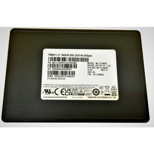 SSD Samsung PM863A 480GB SATA Enterprise