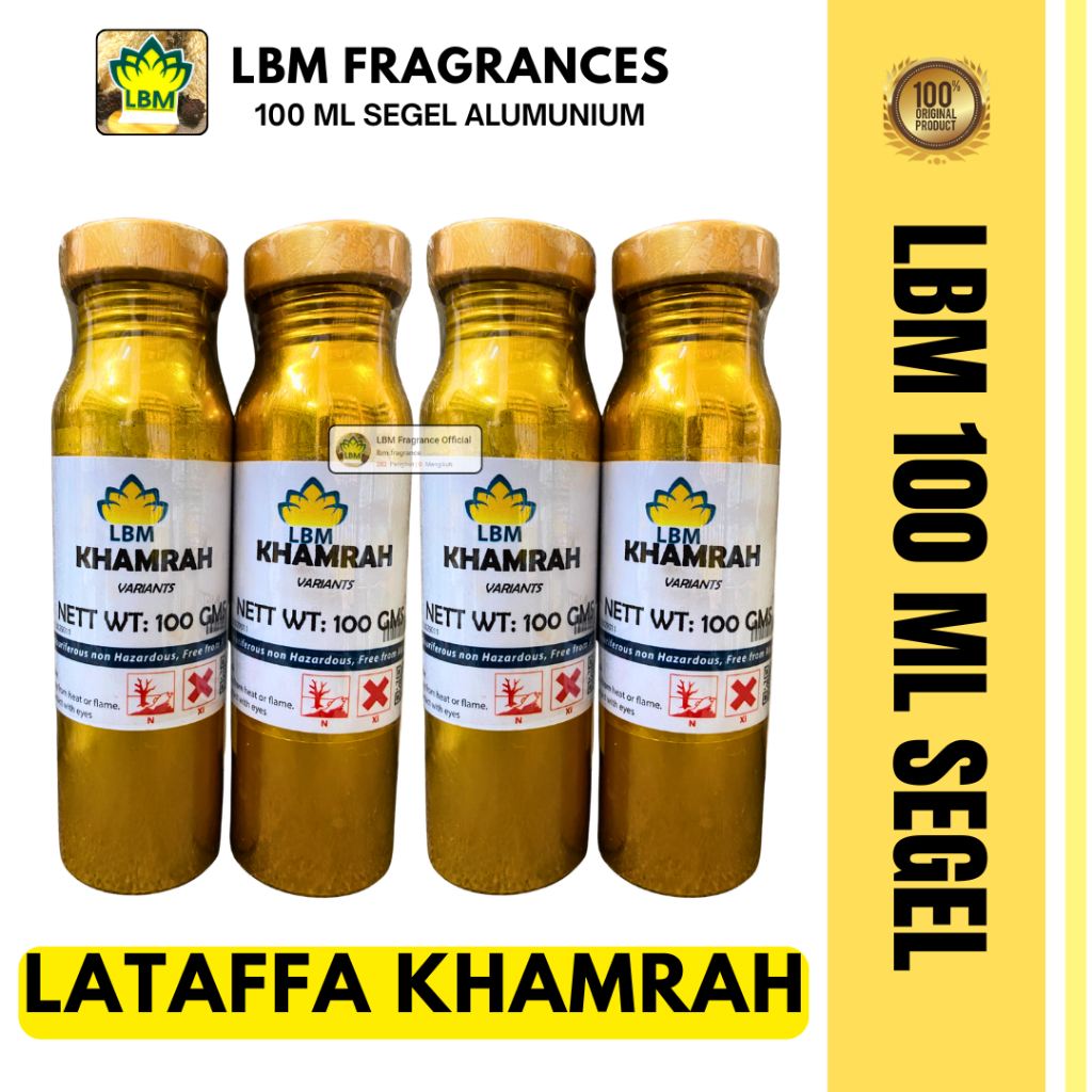 Bibit Parfum KHAMRAH Arabian Packing 100 ML SEGEL LBM Fragrance - PERFUME Khamrah Parfume Arab Parfu