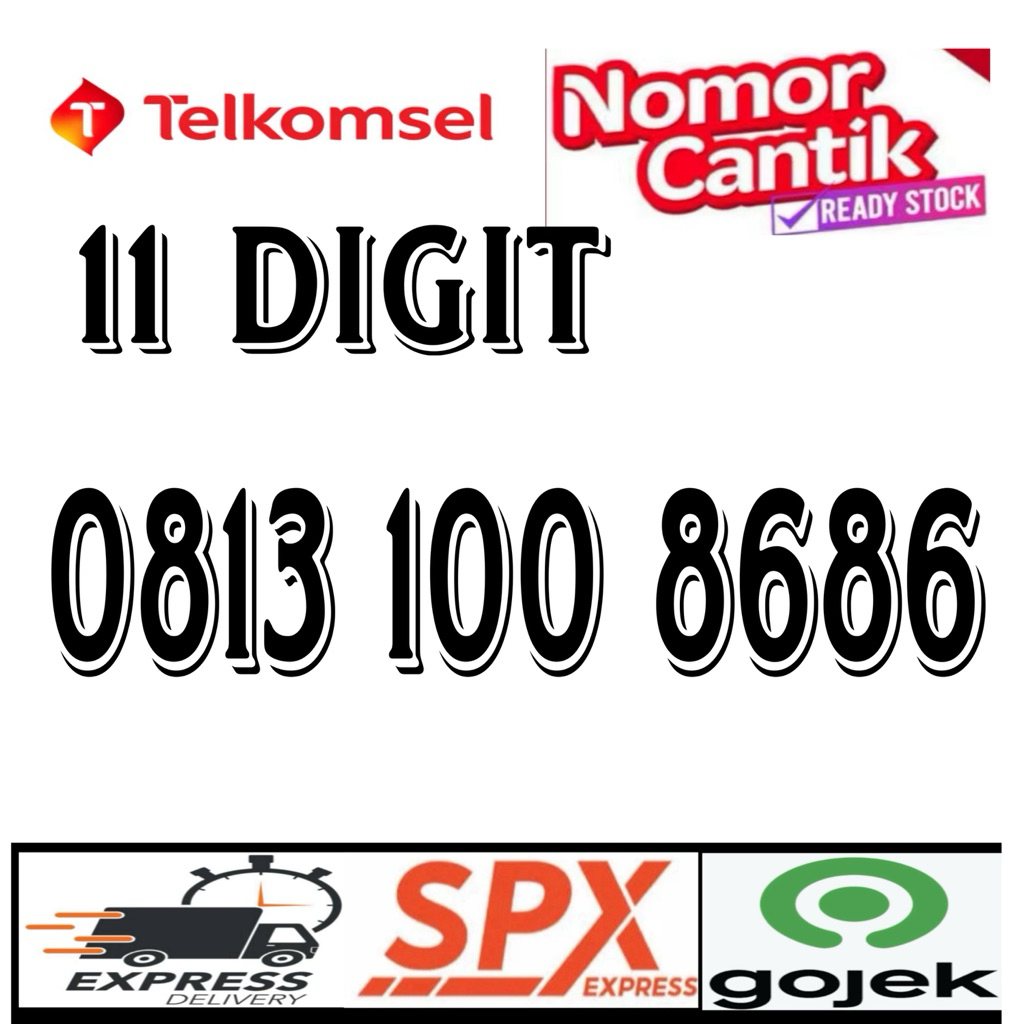Perdana telkomsel simpati 11 digit nomor cantik 8686