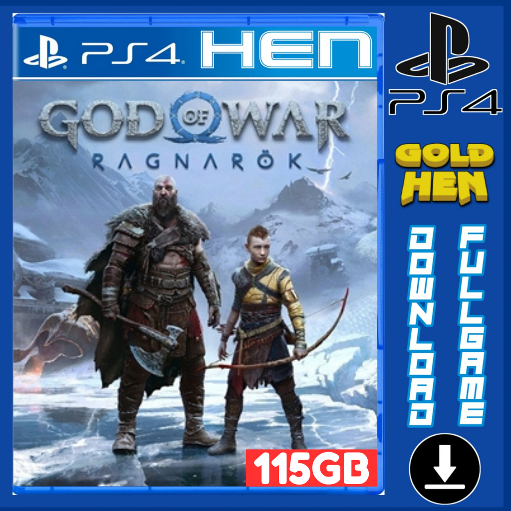 God Of War Ragnarok Game PS4 Hen