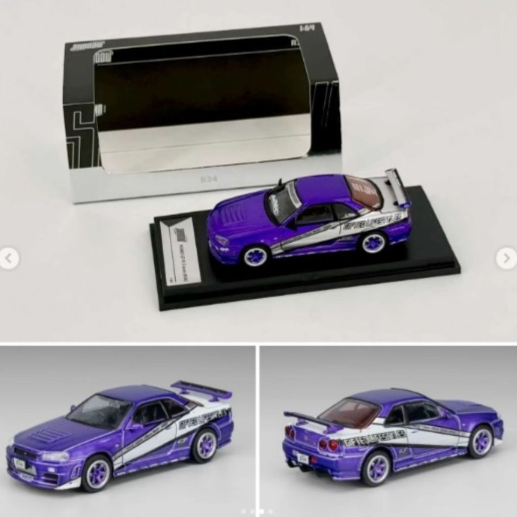 SHADOW LL-044-234 Nismo GTR Z-une R34 Purple