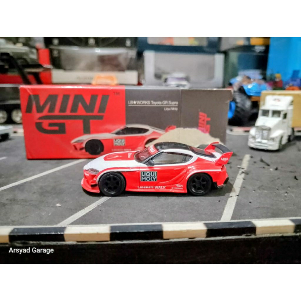 Diecast Mini gt LBWK Toyata GR supra Loly moly no 290 1:64 Minus Box