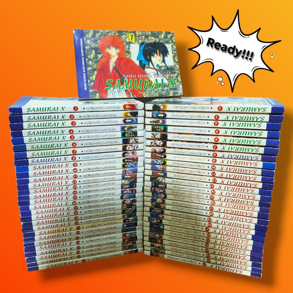 KOMIK SAMURAI X FULL SET VOL. 1 - 28 END