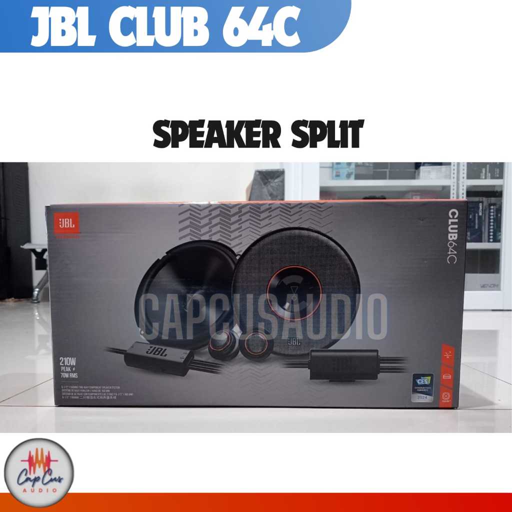 JBL Club 64C Speaker Split 2-way 6.5" Midbass+Tweeter+Xover