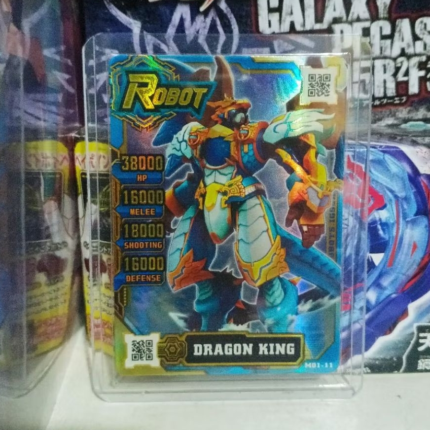 kartu hero of robots dragon king gold rare original