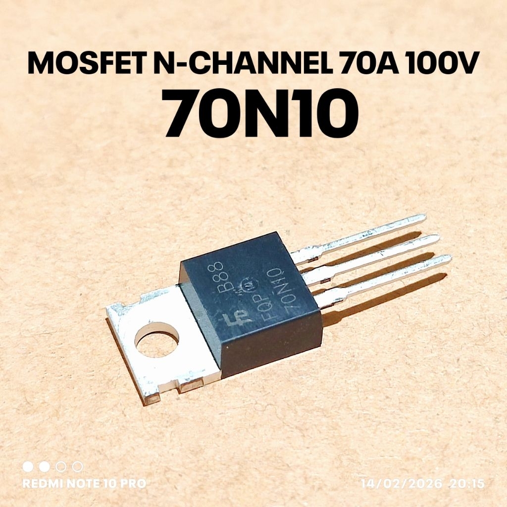 MOSFET N-CHANNEL FQP70N10 70N10 70A 100V SUPER