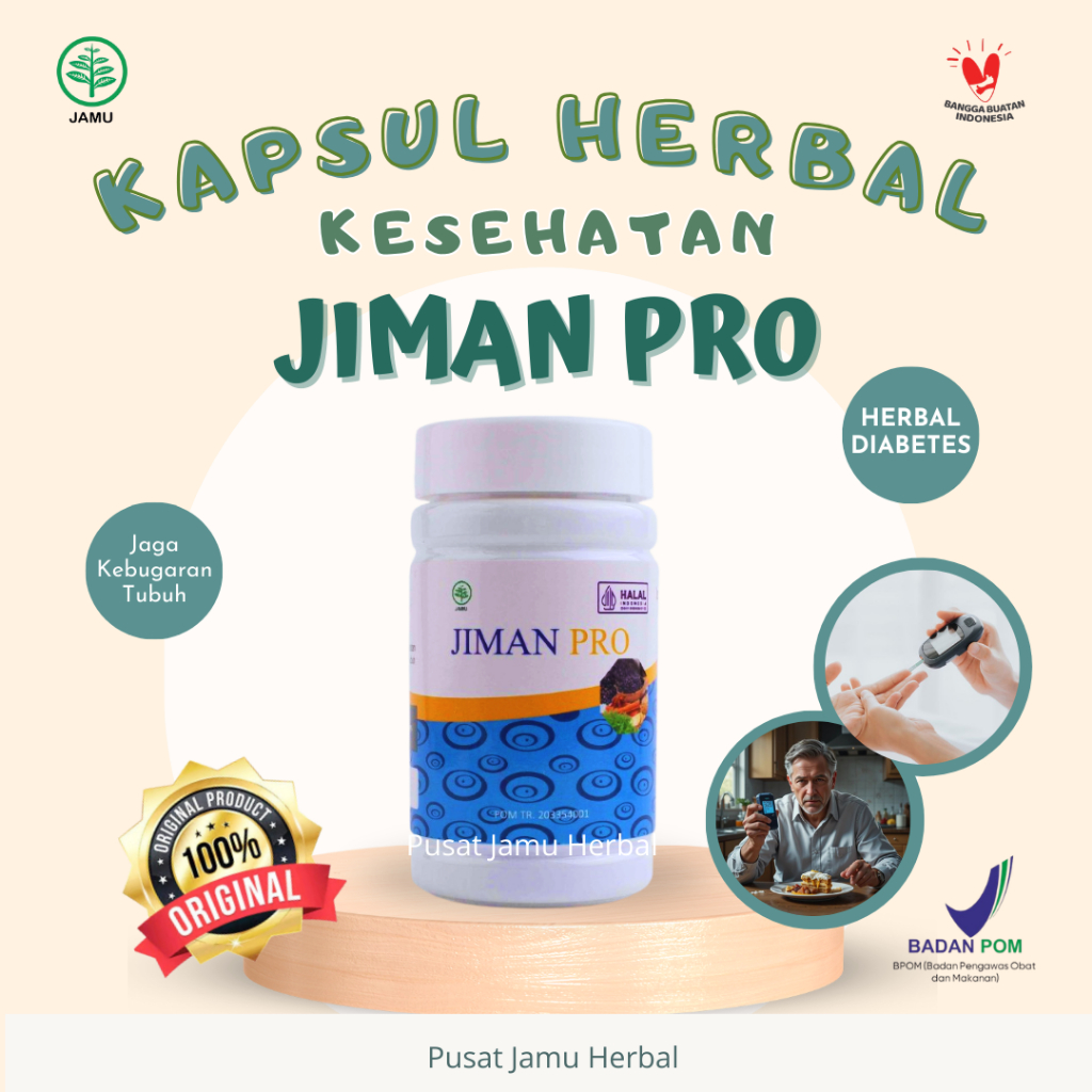 KAPSUL JIMAN PRO OBAT HERBAL BERBAGAI MACAM PENYAKIT  #DIABETES#ASAMURAT#VERTIGO