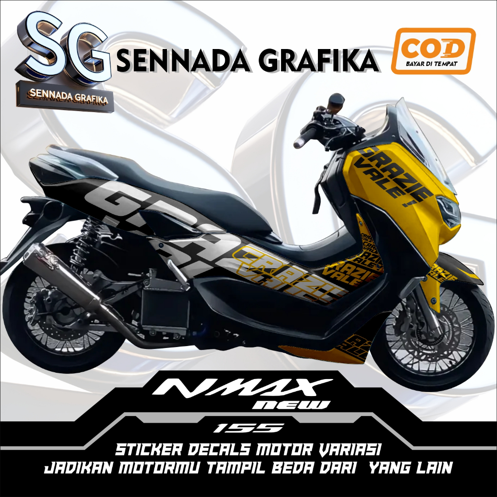 DECAL NMAX NEW GRAZIE MOTO GP / STICKER NMAX FULL BODY / SGGRAFIKA