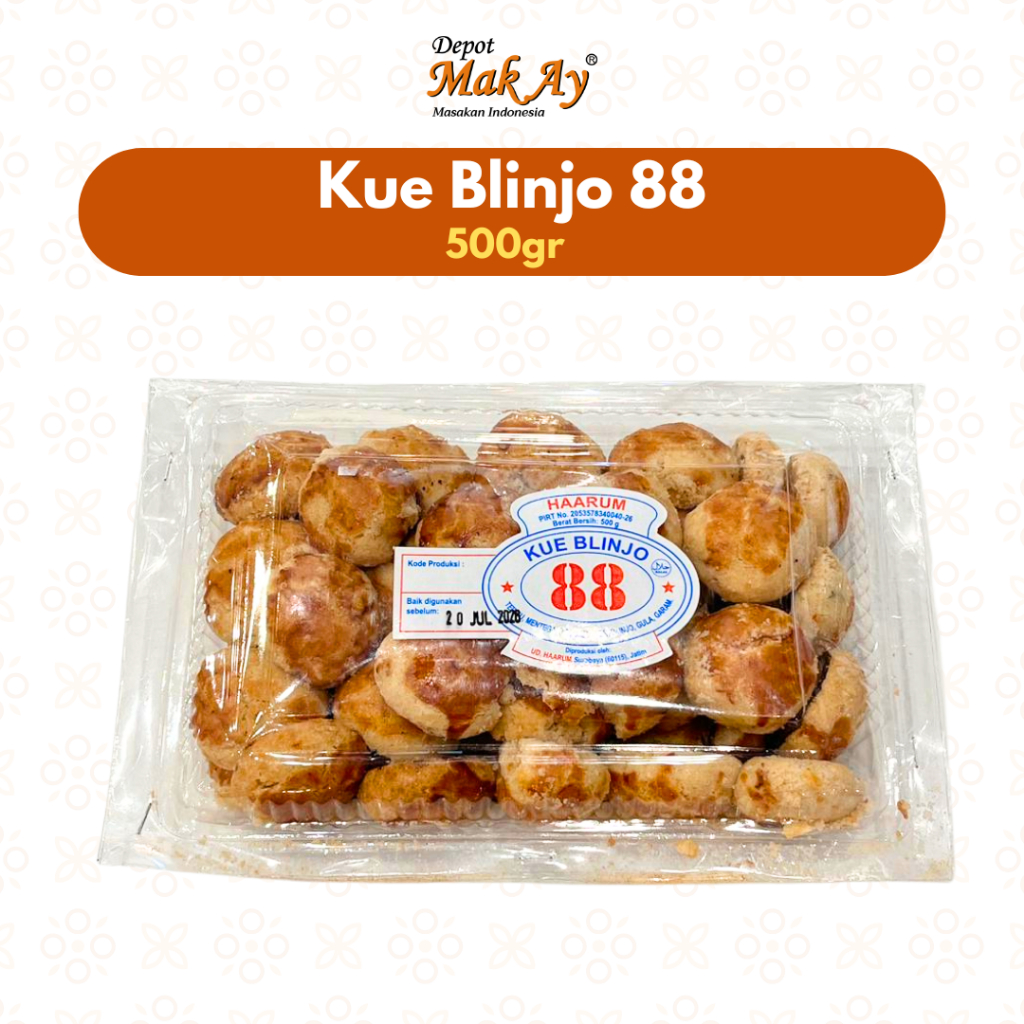 Kue Blinjo 88 Harum 500gr | Camilan | Jajanan | Surabaya | Snack | Makanan | Kuliner | Nyemil