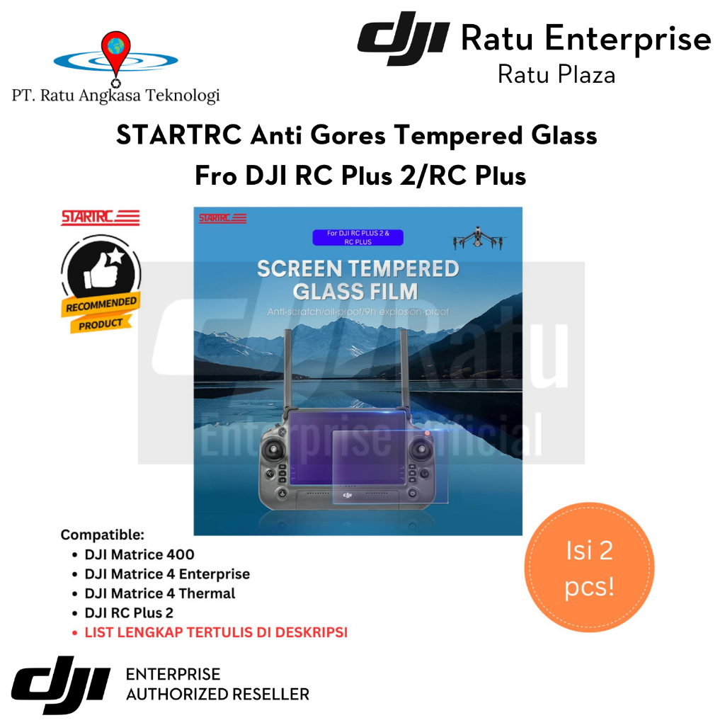 Anti Gores Tempered Glass Remote Matte Drone DJI Matrice 4 Enterprise DJI Matrice 4 Thermal DJI Matr