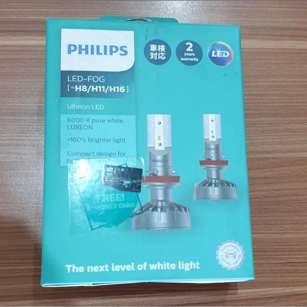 Foglamp Led Philips Ultinon  LED 6000k