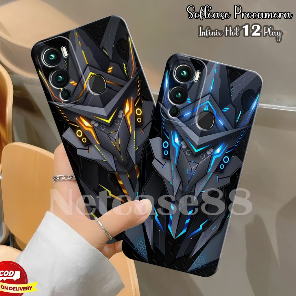Cassing Hp Infinix Hot 12 Play / Hot 11 Play / Hot 10 Play / Hot 9 Play Terbaru Silikon Tpu Lentur S
