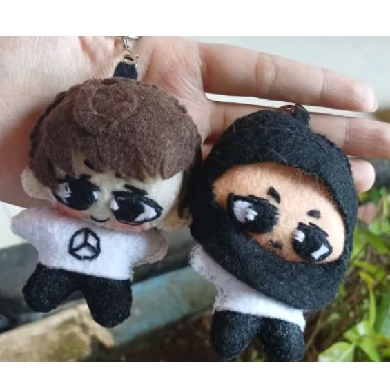 Custom Felt Plushie, Anime Plushie, Custom Bag Charm, Lucky Charm