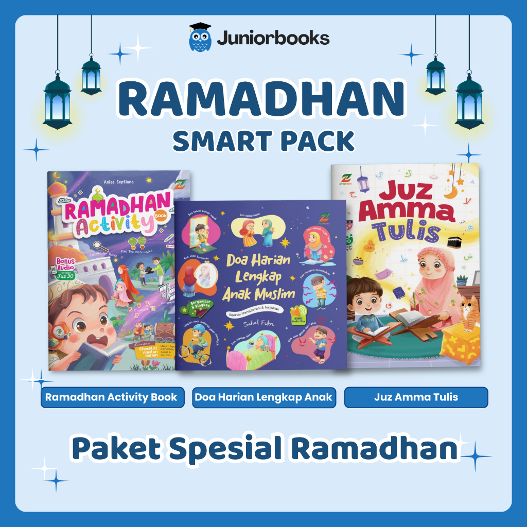 Paket Spesial Ramadhan Paket Buku Ramadhan untuk Anak (Juz Amma Tulis B5 + Doa Harian Anak + Ramadha