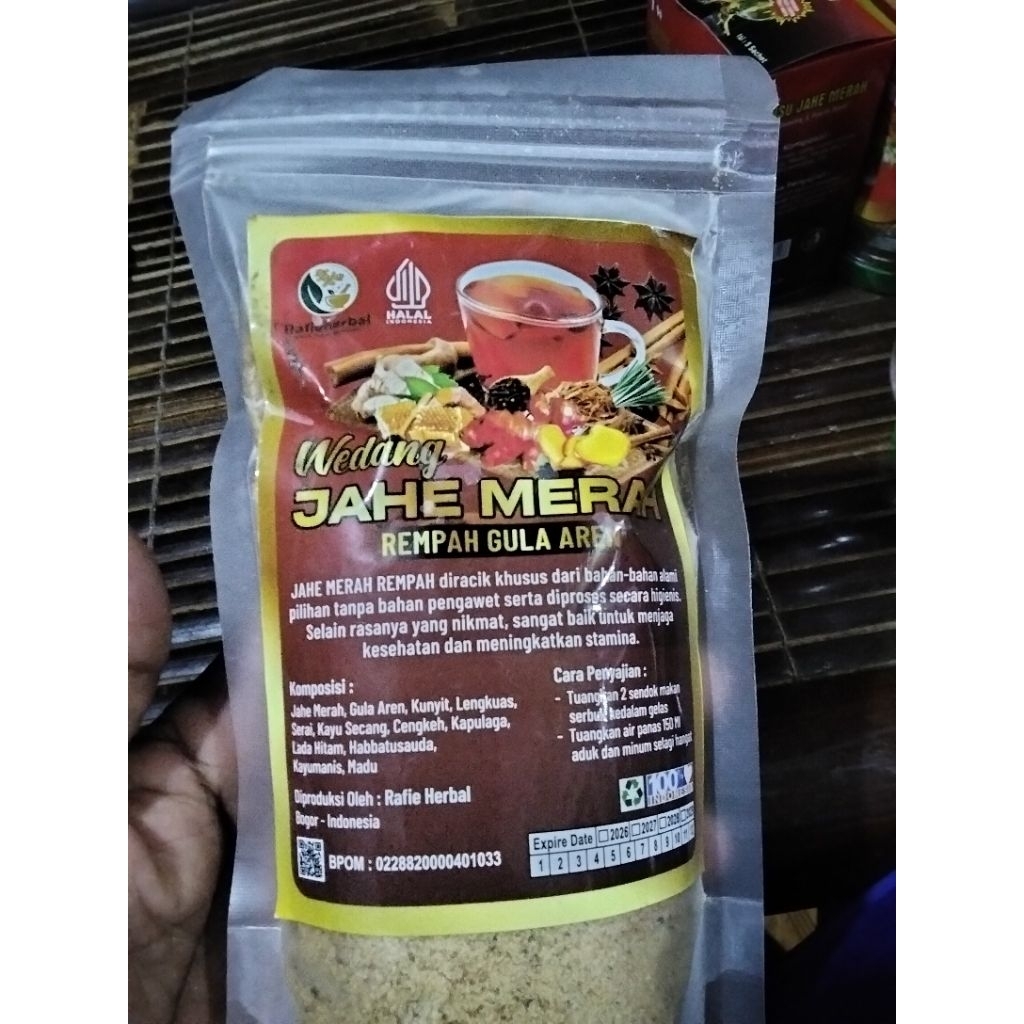 jahe merah amanah
