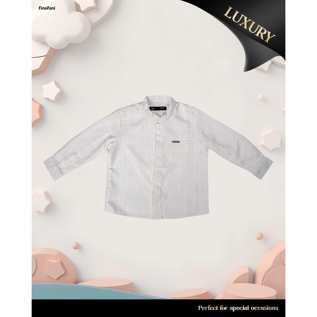 FinoFoni Gamma Kemeja Koko Muslim Anak Laki-Laki Premium Lengan Panjang