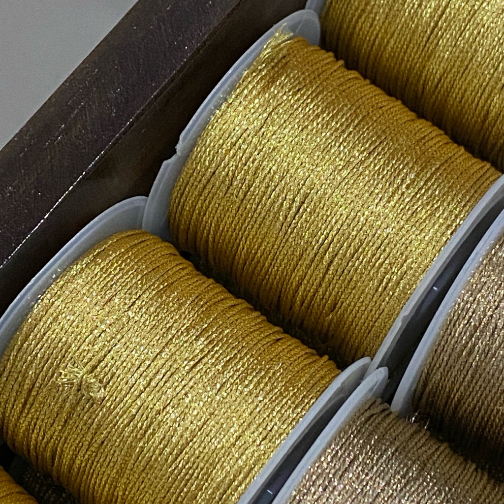 Tali Metalik | Shine String | Tali Emas | Metalic | Tali DIY | Gold Sand | Silver | Emas | Tali Giok
