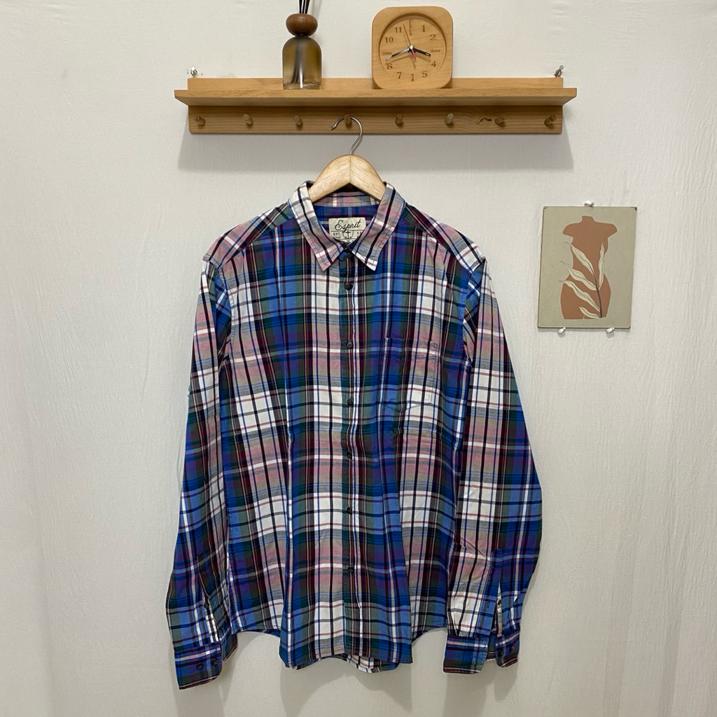 kemeja panjang pria ESPRIT original size XL kondisi bagus