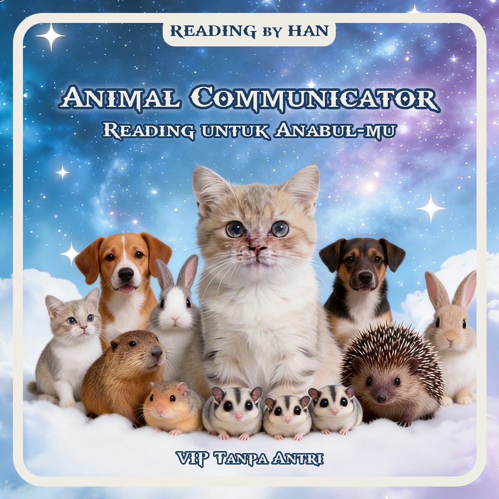 Animal Communicator Reading (Ancom) Pahami Pesan apapun Hewan Peliharaan anda. Hilang & Meninggal