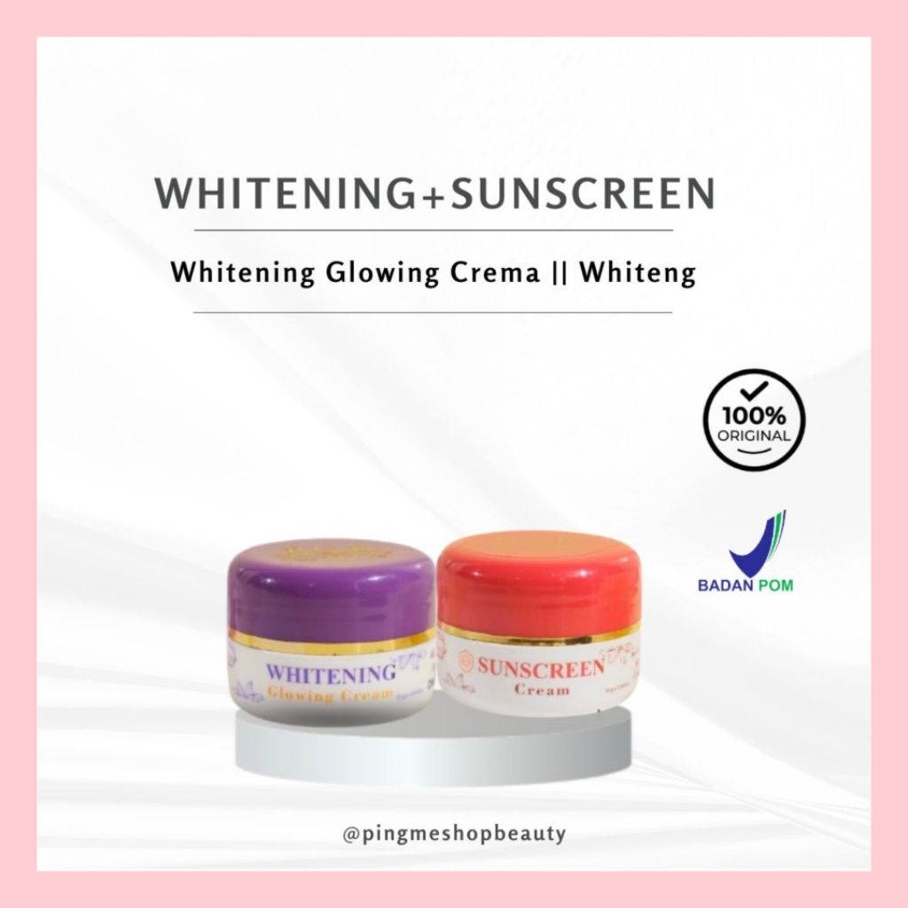 WHITENING CREAM RCB GLOW + SUNSCREEN RCB GLOW