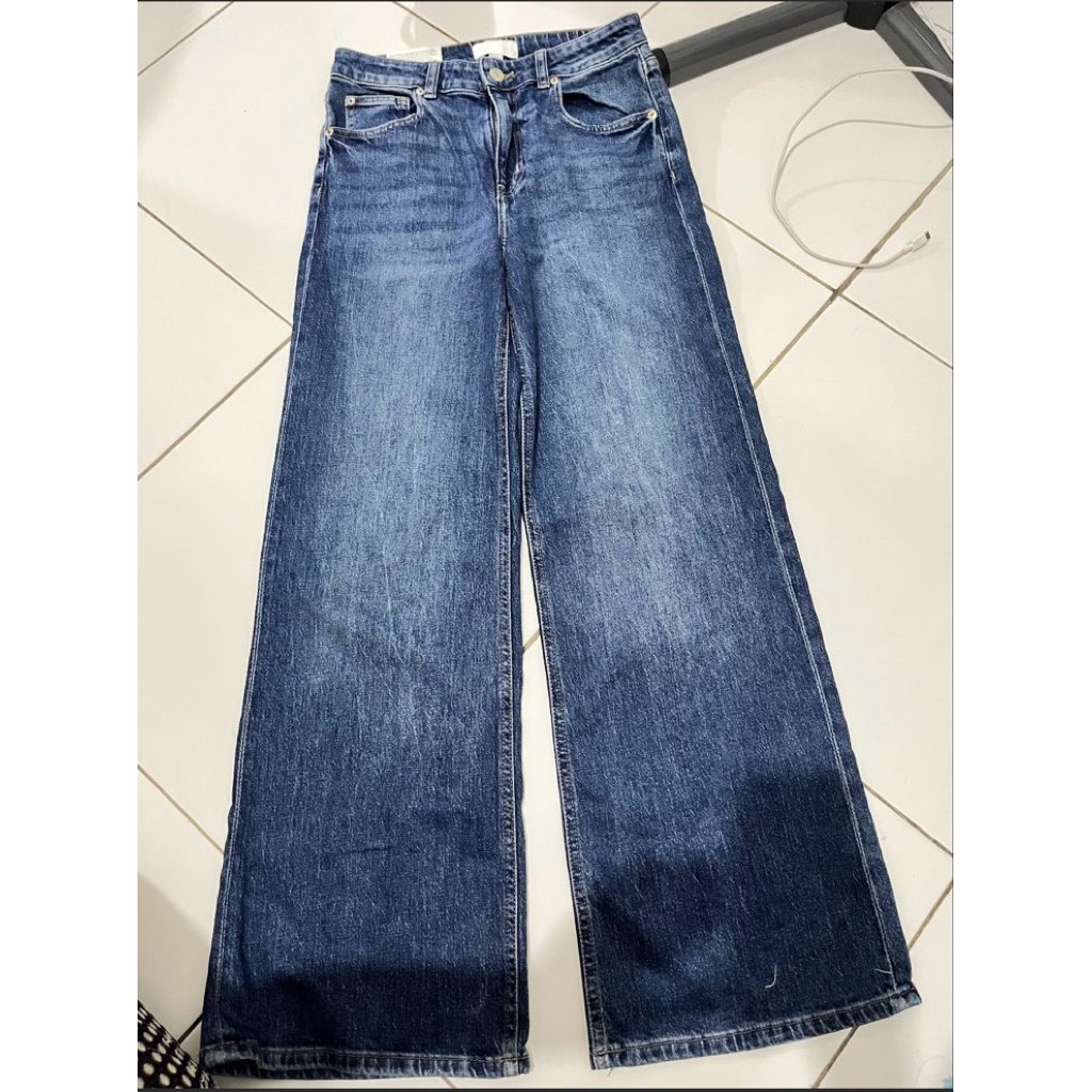 JEANS WIDE HIGH WAIST H&M