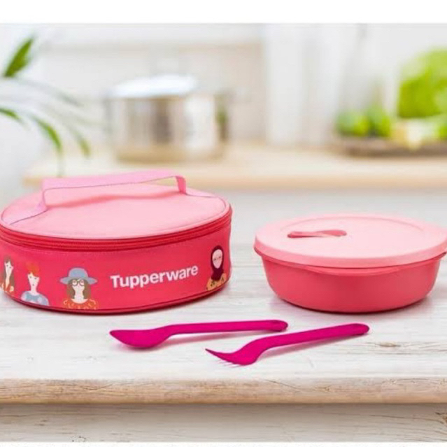 fancy crystalwave lunch set cwl tupperware