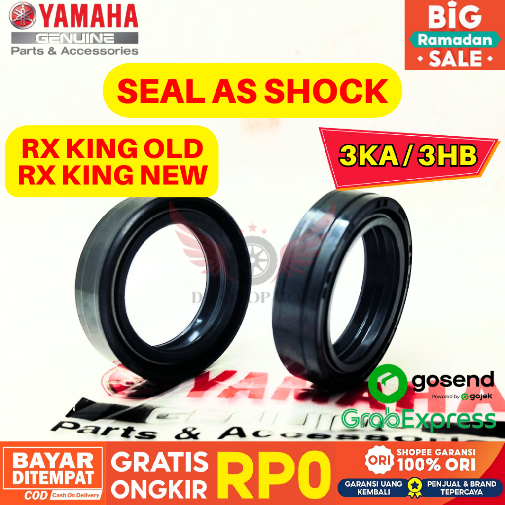 3KA/3HB SEAL AS SHOCK DEPAN RX KING ORIGINAL YAMAHA GENUINE PARTS, SEAL AS SHOCK DEPAN ORIGINAL YAMA