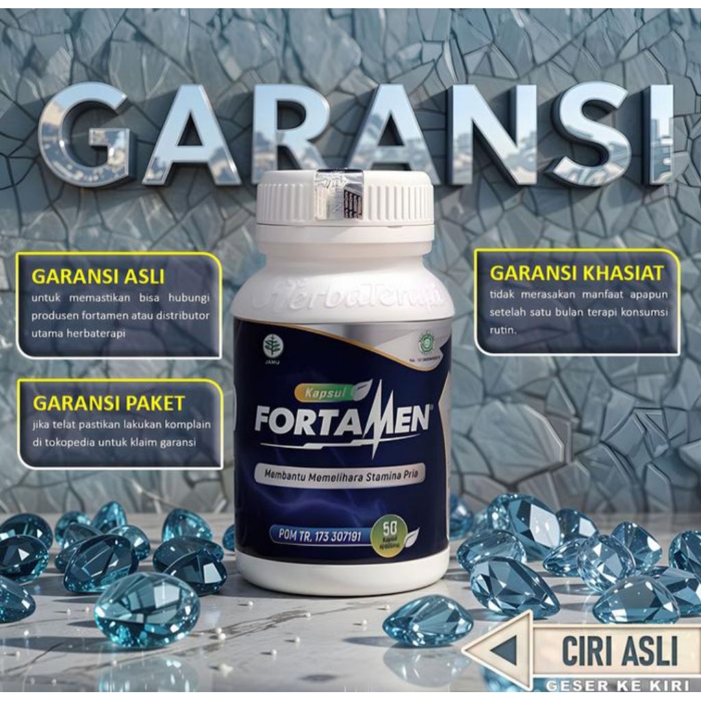 Fortamen Suplemen Herbal Kesehatan Pria 50kapsul