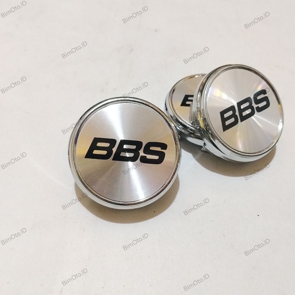 Dop Roda Dop Velg Racing BBS Chrome Variasi Diameter Untuk Ukuran 6,4 CM