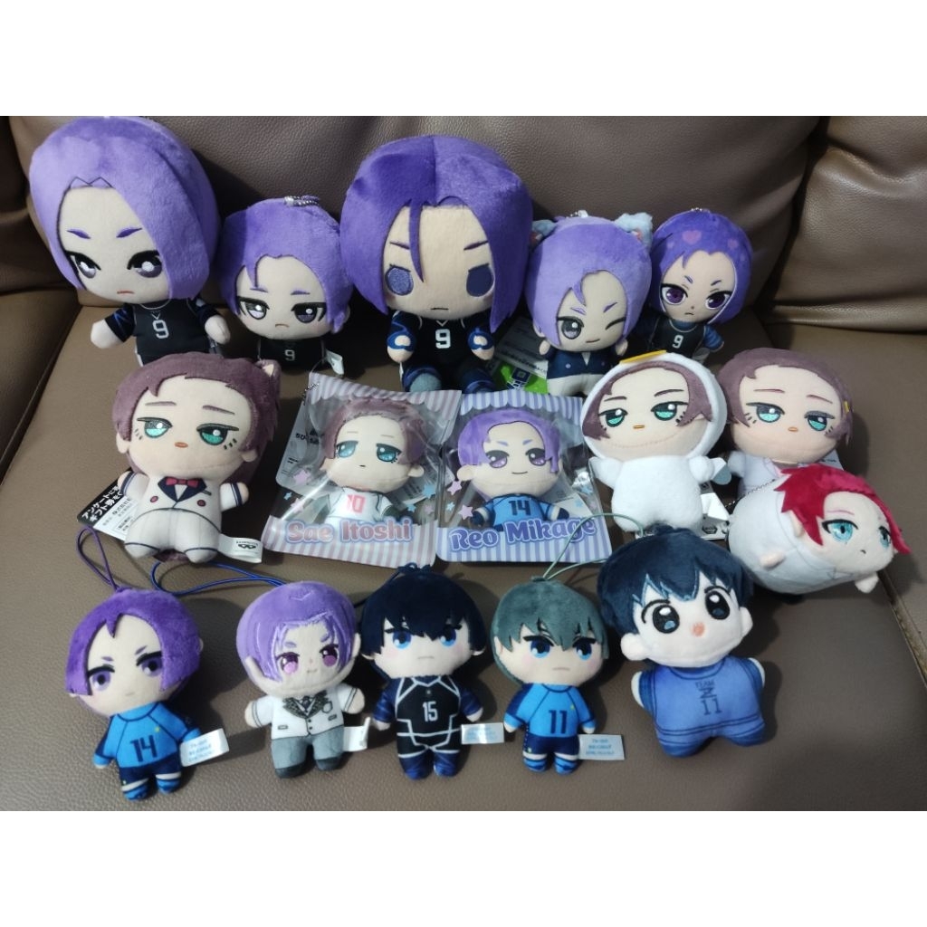 (READY) BLUE LOCK Plushie / Boneka Blue Lock Isagi, Reo, dan Sae