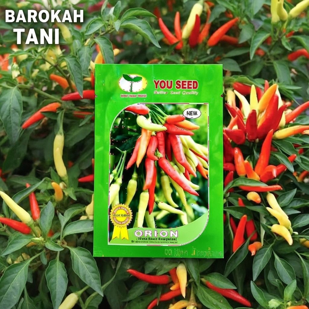 Benih Cabe Rawit ORION 10 Gram - Bibit Cabai Rawit Putih Viral Paling Dicari Petani