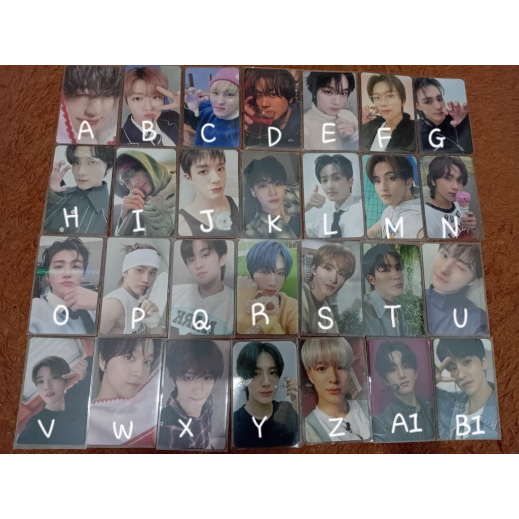 Photocard official nct Pt.2 || pc nct jaemin zoom wink pc jaemin pink christmas jaemin sikat gigi ma