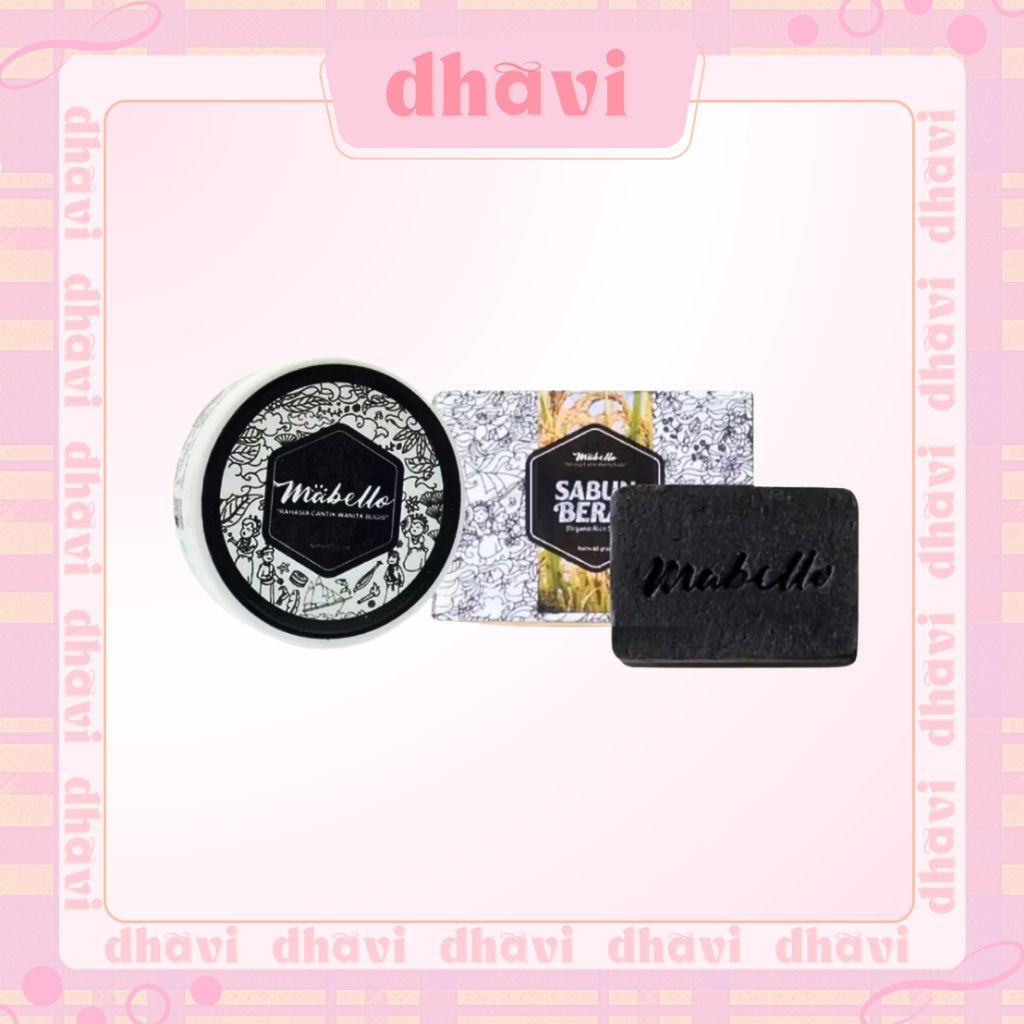 MABELLO Bedda Lotong Lulur Hitam Scrub Badan Mencerahkan Mabelo Original