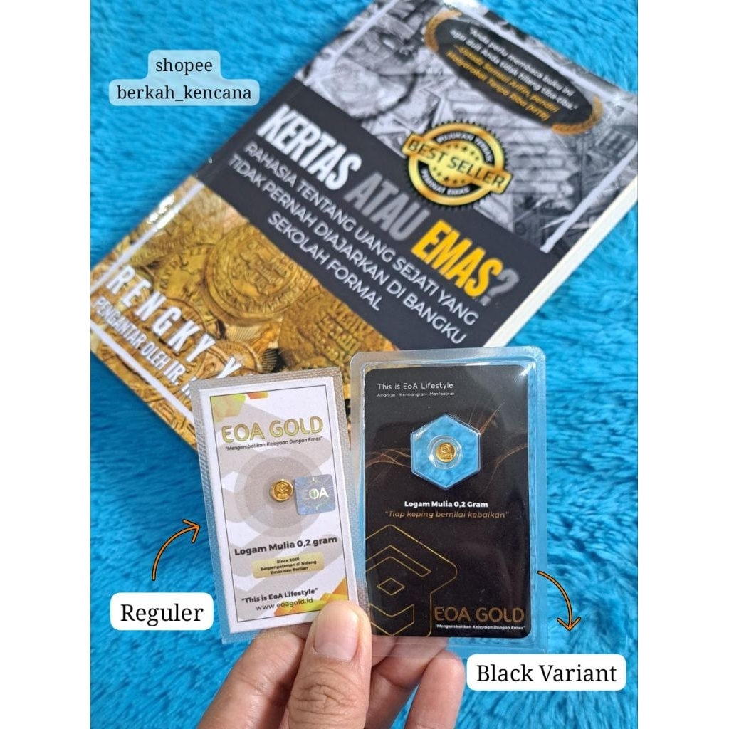 Black Variant 0,2 gr EOA GOLD / Reguler 0,2 gr EOA GOLD
