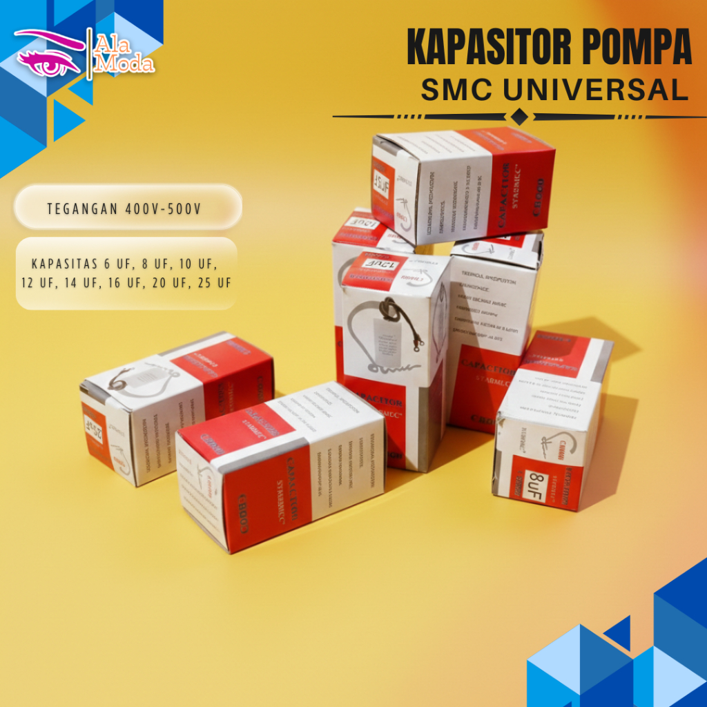 ALAMODA KAPASITOR POMPA AIR / KAPASITOR MESIN AIR / KAPASITOR POMPA AIR UNIVERSAL
